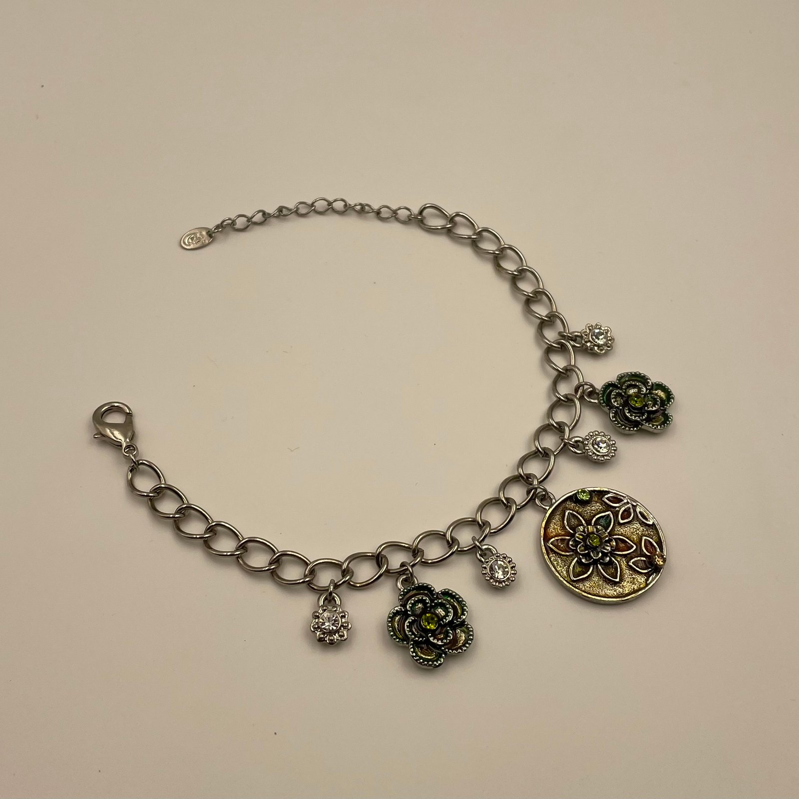 Verdant Floral Charm Bracelet - Image 4