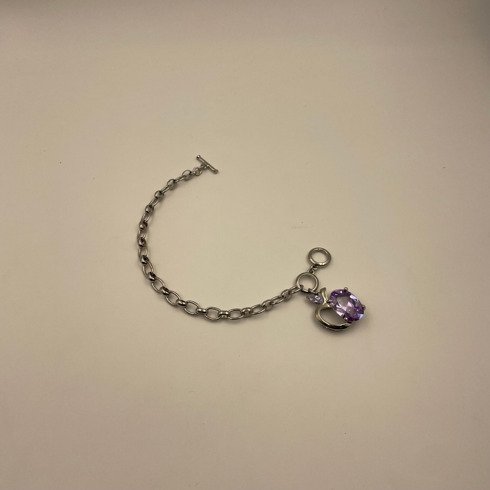 Amethyst Drop Toggle Bracelet - Image 5